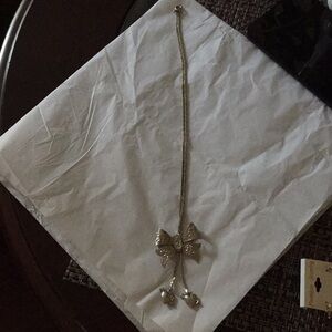 Silver necklace 11 1/2 long